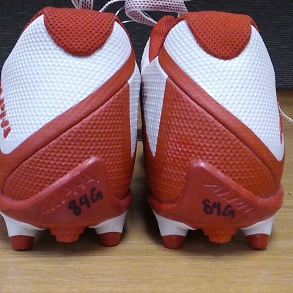 New Nike Alpha Nike skin Cleats size 13.5 red white main image 10
